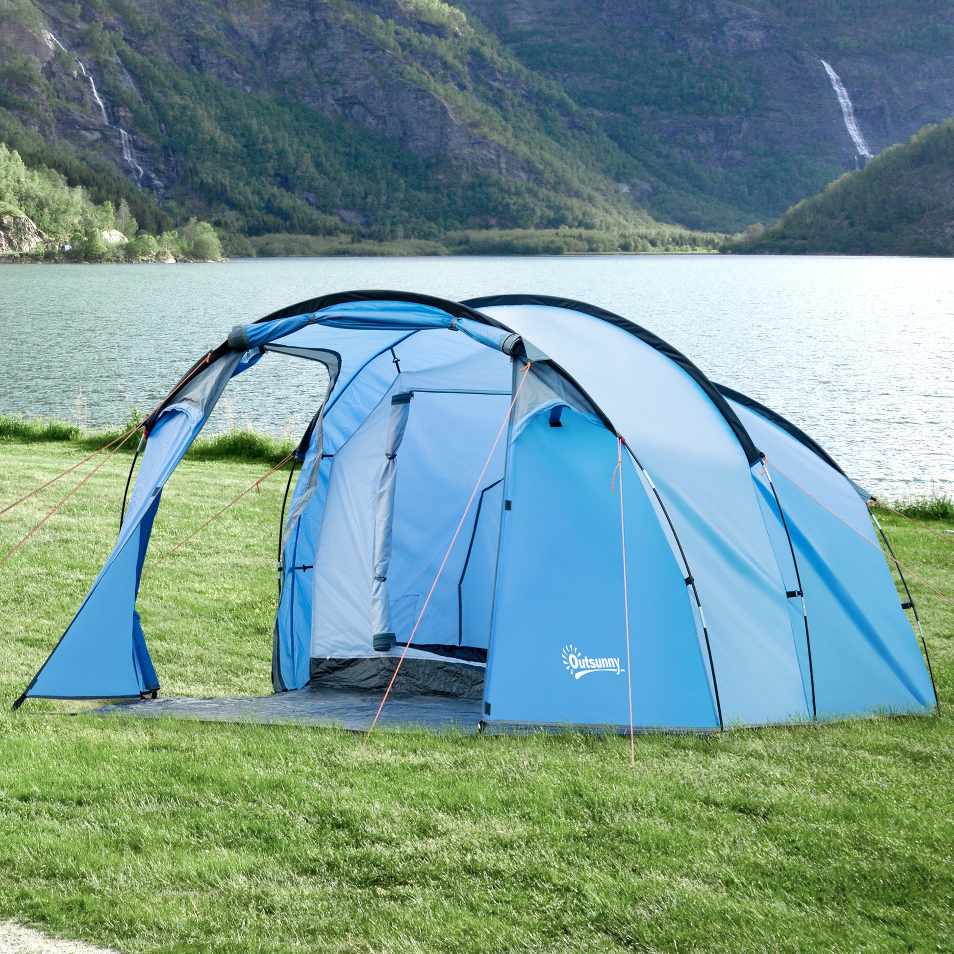outsunny-2-3-man-tunnel-tents-w-vestibule-camping-tent-porch-air-vents-rainfly-weather-resistant-shelter-fishing-hiking-festival-shelter-home