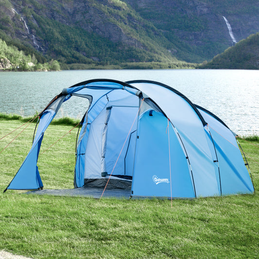 outsunny-2-3-man-tunnel-tents-w-vestibule-camping-tent-porch-air-vents-rainfly-weather-resistant-shelter-fishing-hiking-festival-shelter-home