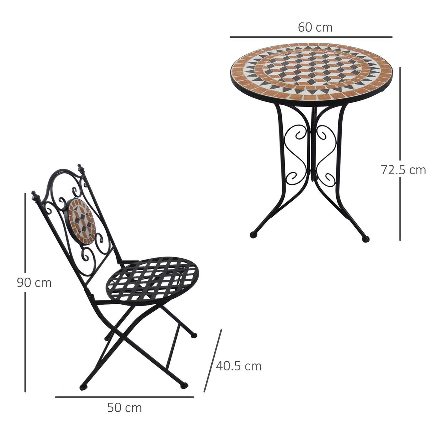 outsunny-3-pcs-garden-mosaic-bistro-set-outdoor-patio-2-folding-chairs-1-round-table-outdoor-metal-furniture-vintage