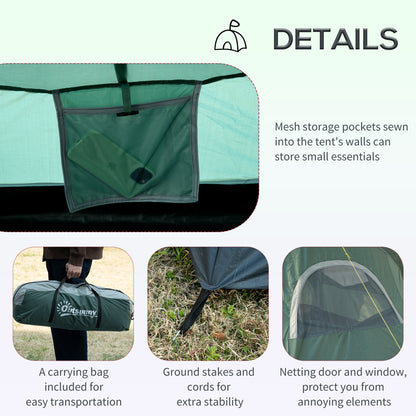outsunny-5-6-man-dome-camping-tent-hiking-shelter-uv-protection-3000mm-water-resistant-tunnel-tent-dark-green