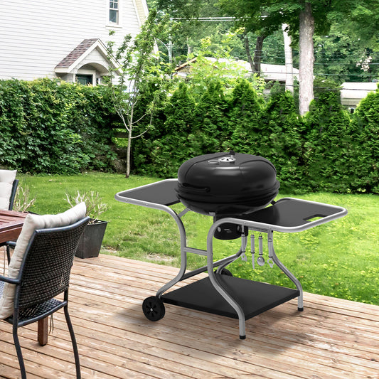 outsunny-charcoal-grill-trolley-barbecue-grill-w-wheels