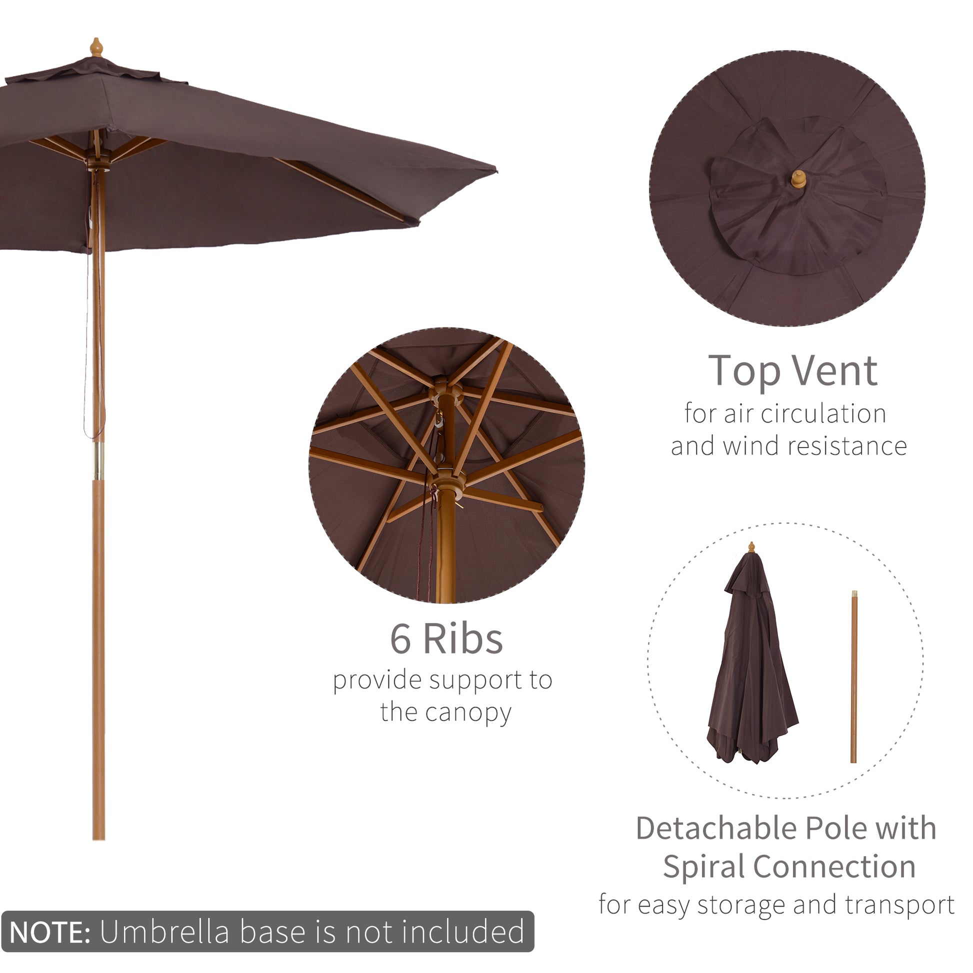 outsunny-2-5m-wood-wooden-garden-parasol-sun-shade-patio-outdoor-umbrella-canopy-newcoffee