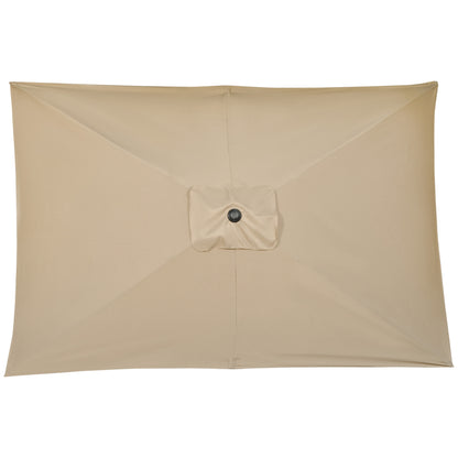 outsunny-3x2m-patio-parasol-garden-umbrellas-canopy-with-aluminum-tilt-crank-rectangular-sun-shade-steel-khaki