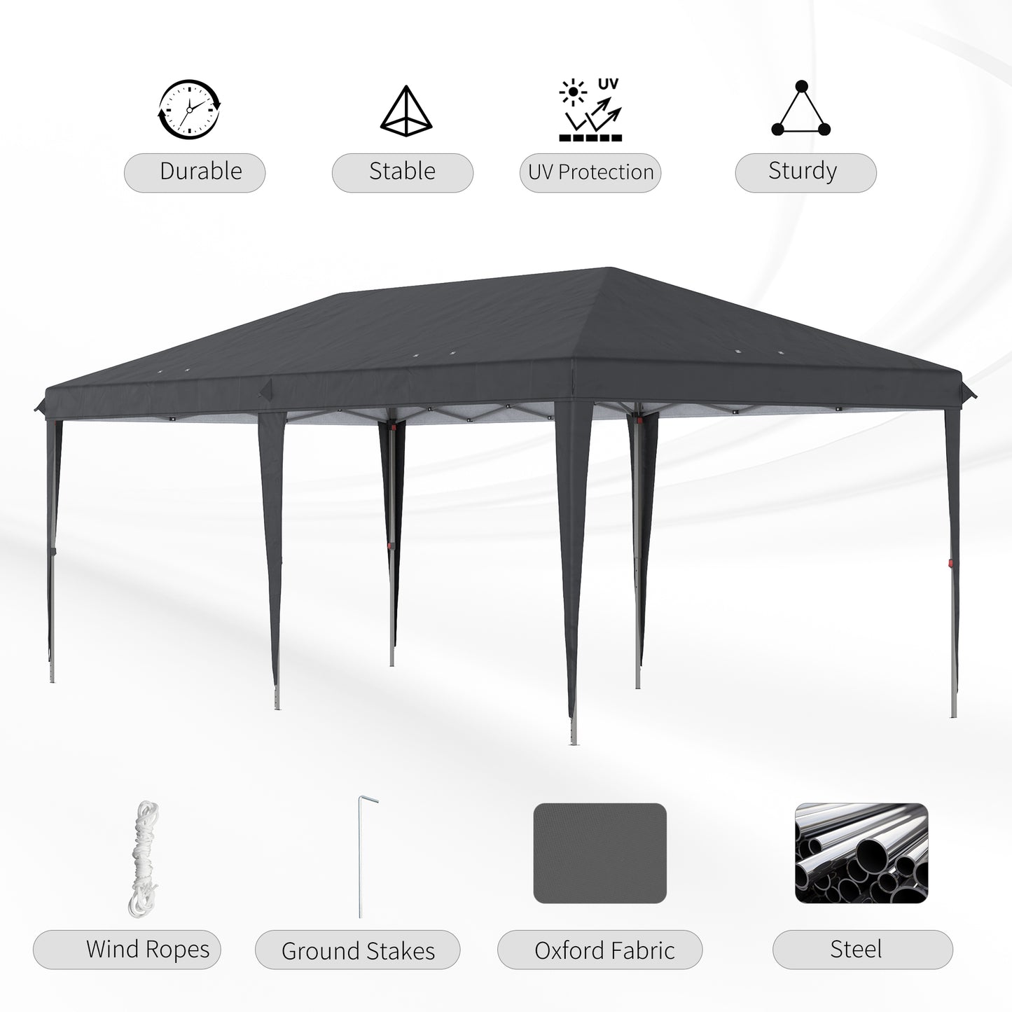 outsunny-3-x-6-m-pop-up-gazebo-foldable-canopy-tent-height-adjustable-wedding-awning-canopy-w-carrying-bag-black