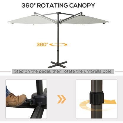 outsunny-3-m-cantilever-banana-parasol-with-cross-base-360-rotation-patio-umbrella-with-crank-handle-tilt-beige