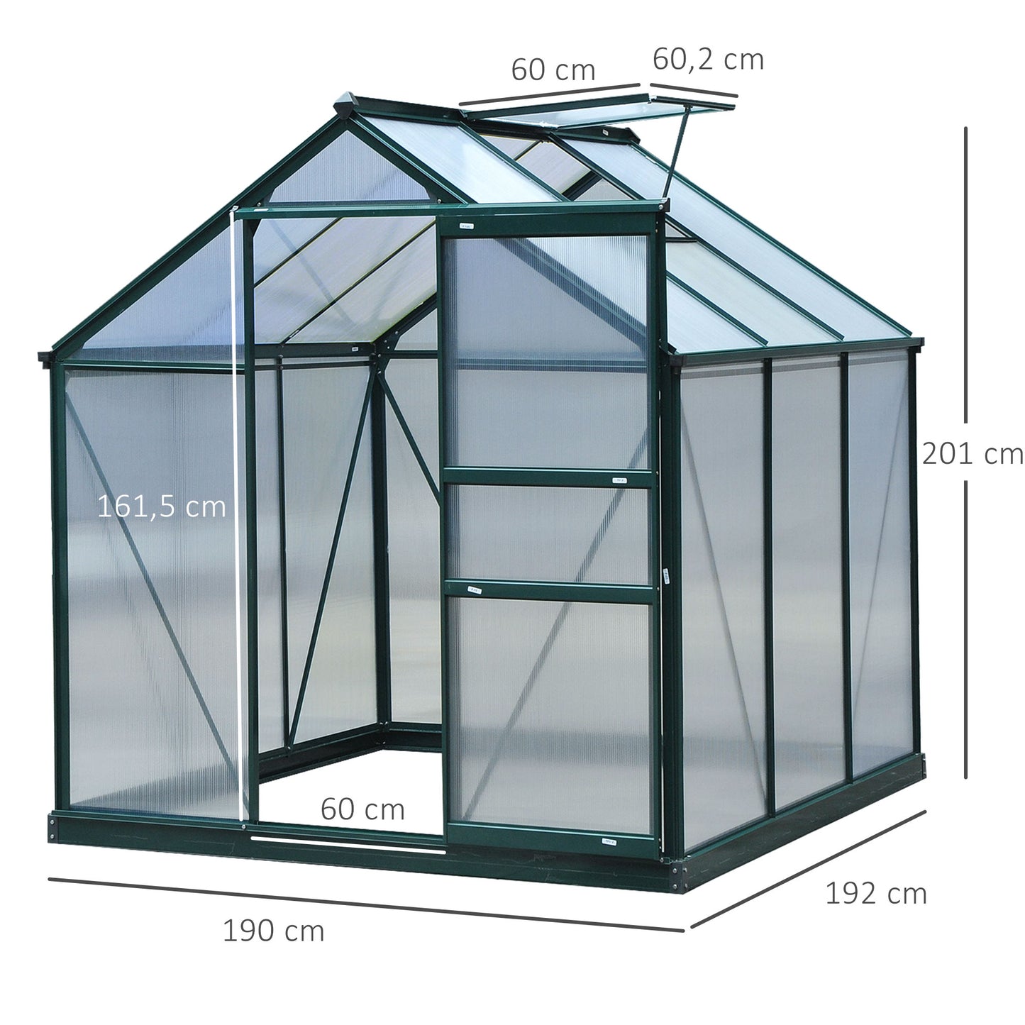 outsunny-large-walk-in-greenhouse-polycarbonate-garden-greenhouse-plants-grow-galvanized-base-aluminium-frame-w-slide-door-6-x-6-ft