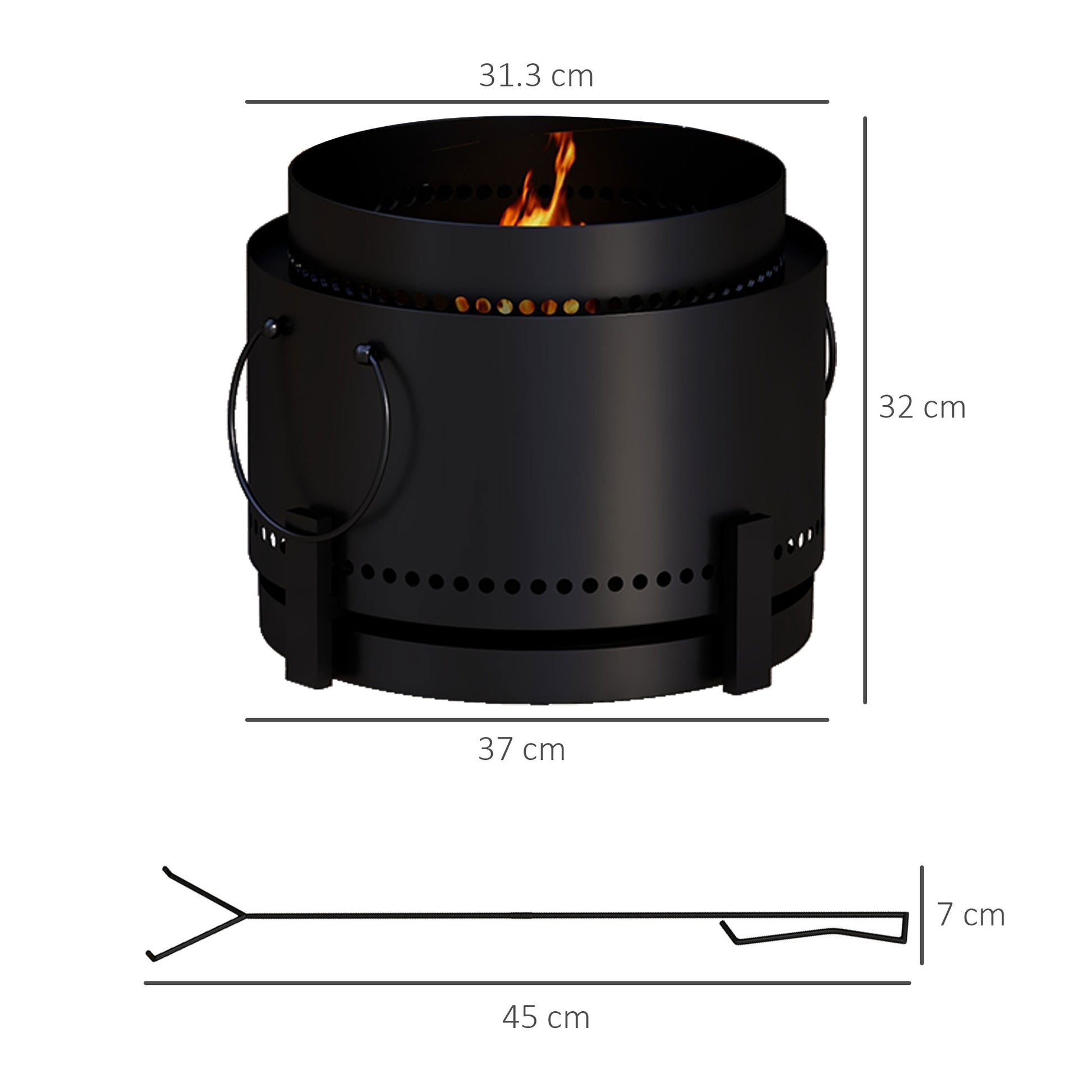 outsunny-smokeless-fire-pit-37cm-portable-wood-burning-firepit-with-poker-for-garden-camping-bonfire-party-metal-black