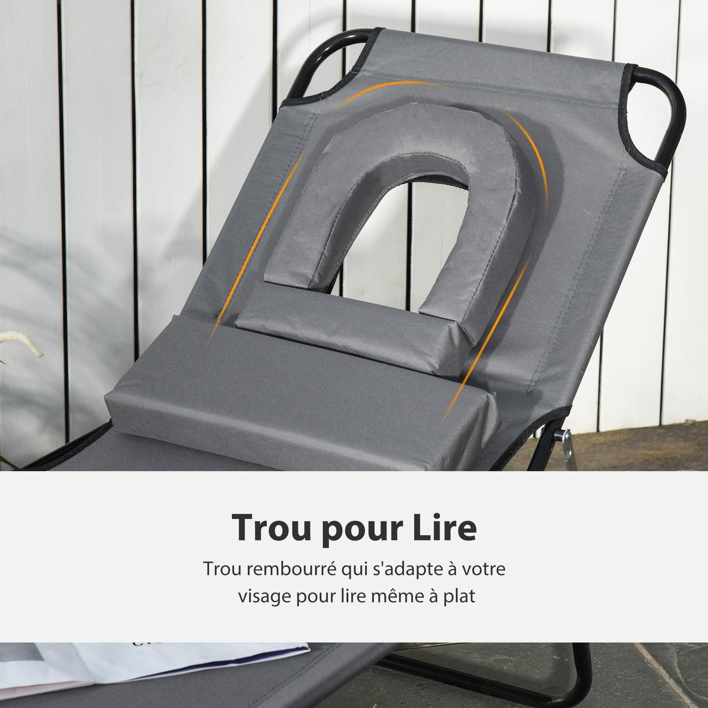 outsunny-sun-lounger-foldable-reclining-chair-with-pillow-and-reading-hole-garden-beach-outdoor-recliner-adjustable-grey