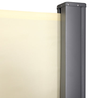 outsunny-retractable-sun-side-awning-screen-fence-patio-garden-wall-balcony-screening-panel-outdoor-blind-privacy-divider-3x1-8m-cream-white