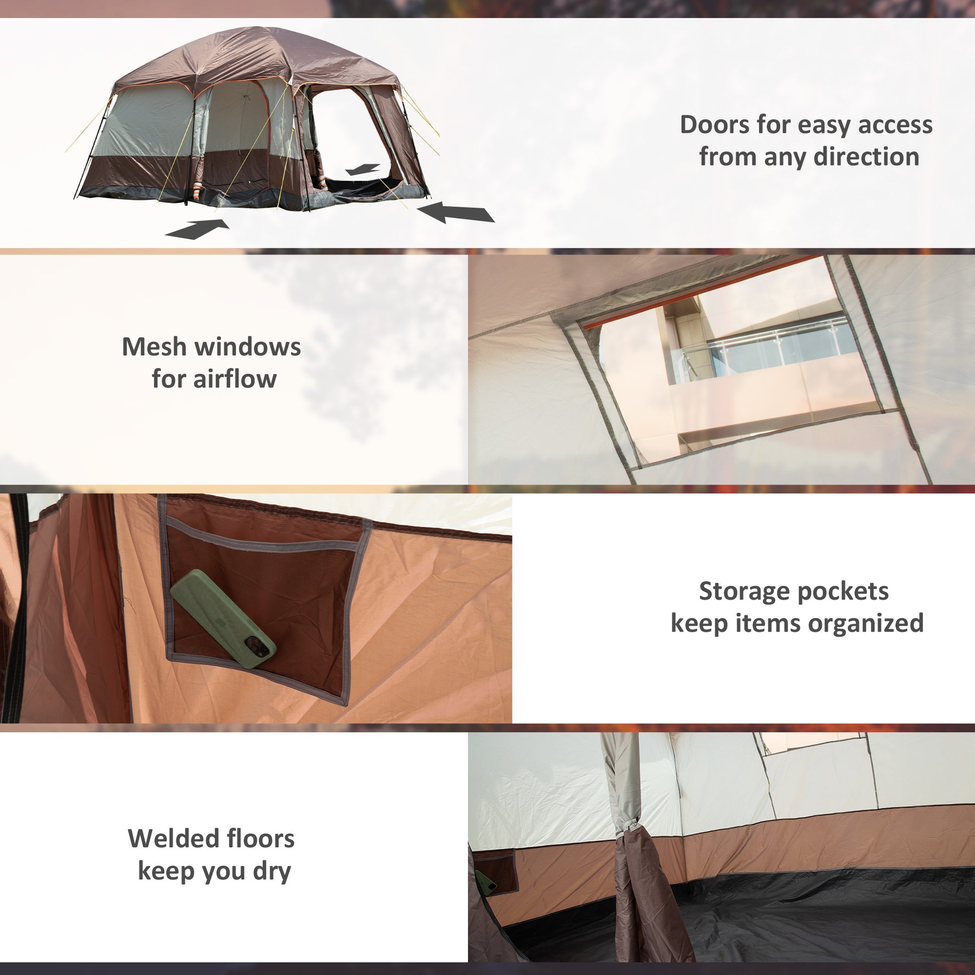outsunny-3-4-man-two-room-camping-tent-with-vestibule-uv50-cabin-tent-with-3000-mm-water-column-groundsheet-portable-carry-bag-for-travel-hiking
