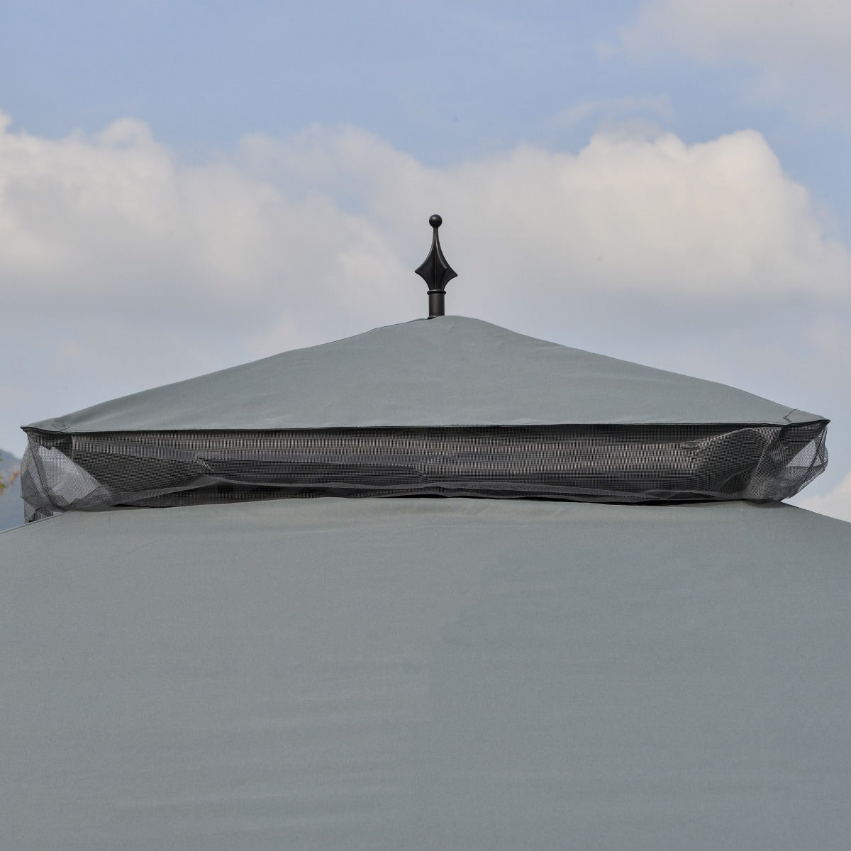 outsunny-3mx3m-garden-gazebo-double-top-outdoor-canopy-patio-event-party-wedding-tent-backyard-sun-shade-with-mesh-curtain-grey