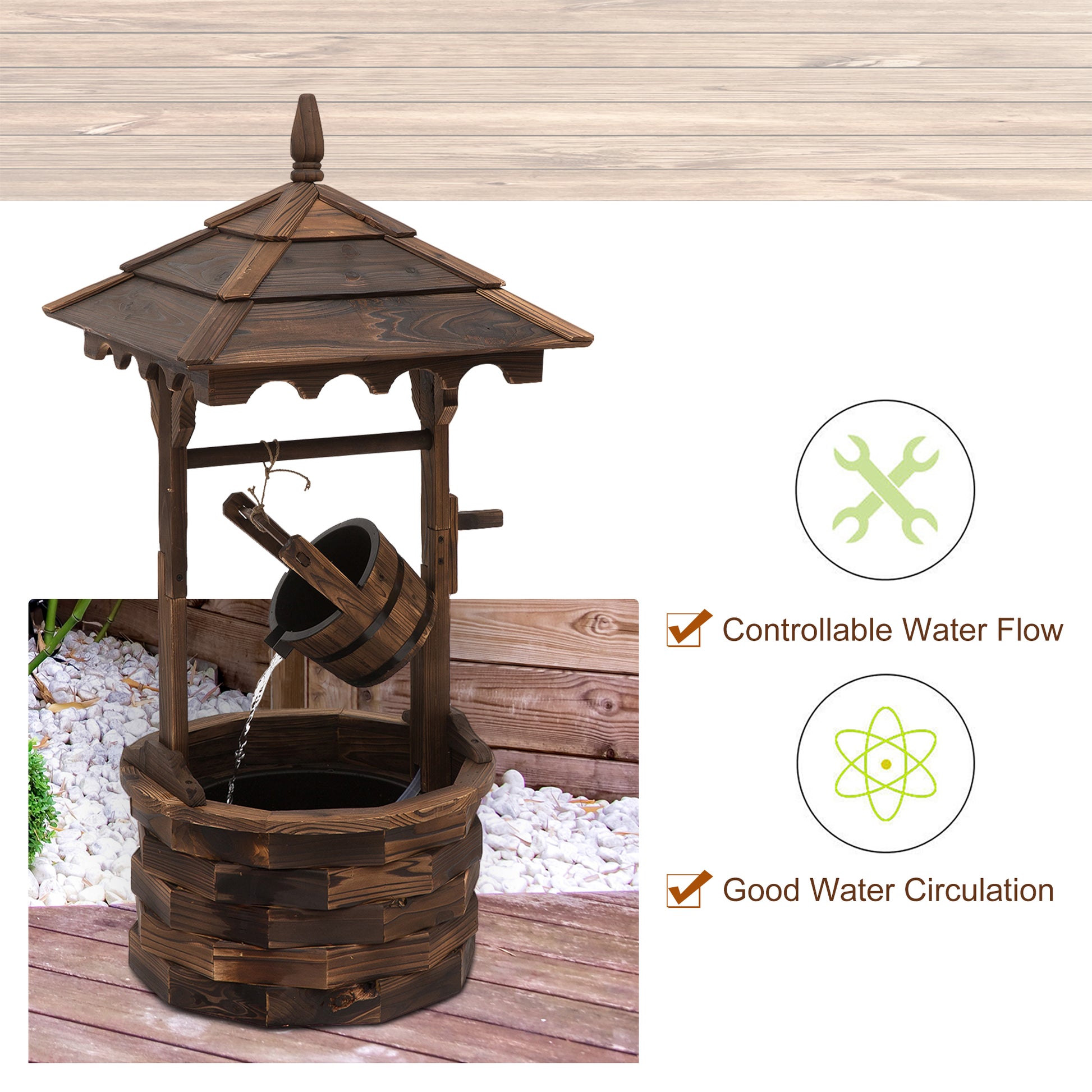 outsunny-fir-wood-outdoor-garden-decor-wishing-well-waterfall
