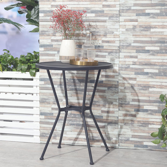 outsunny-60cm-garden-round-table-metal-outside-bistro-table-with-mesh-tabletop-for-garden-balcony-deck-dark-grey