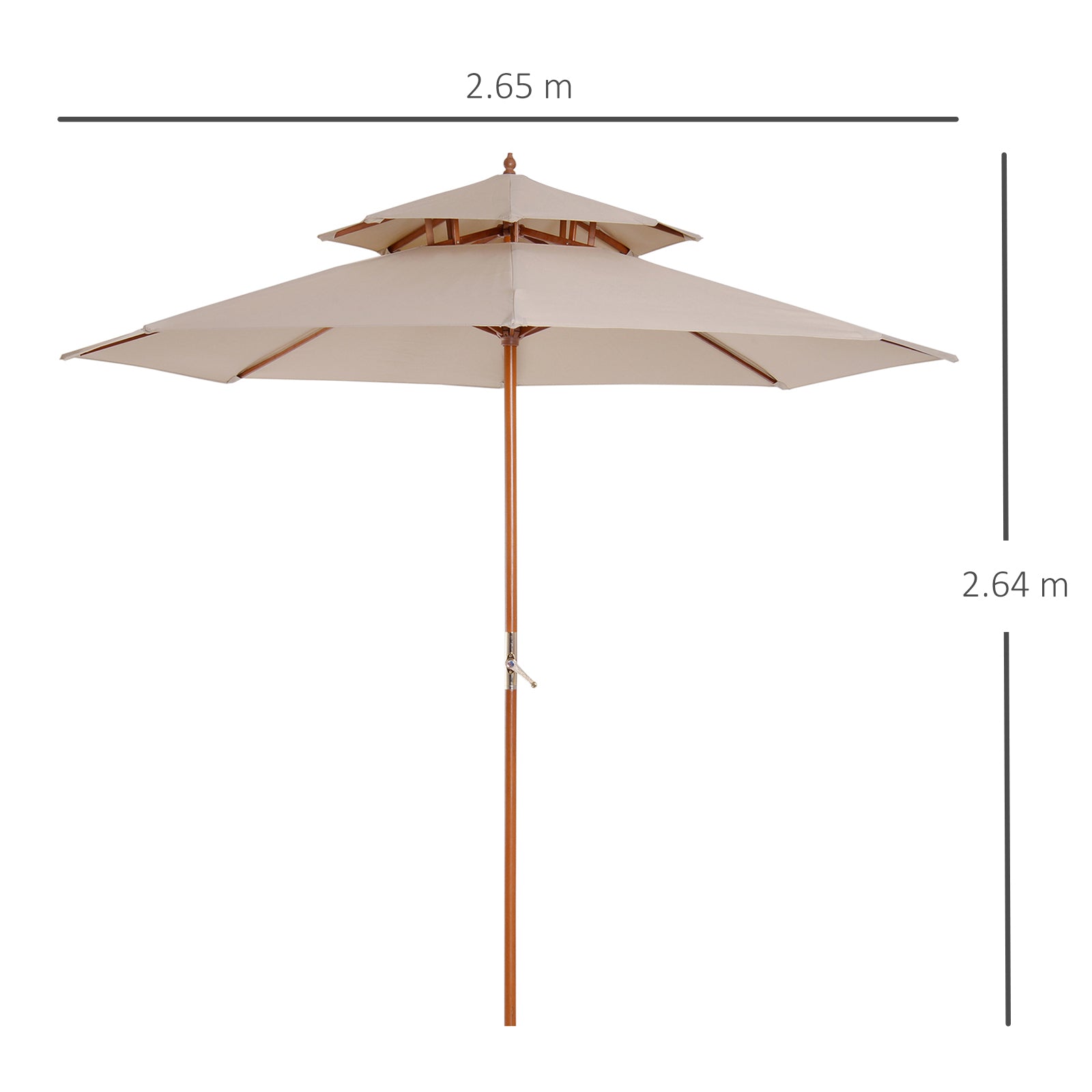 outsunny-outdoor-umbrella-beige