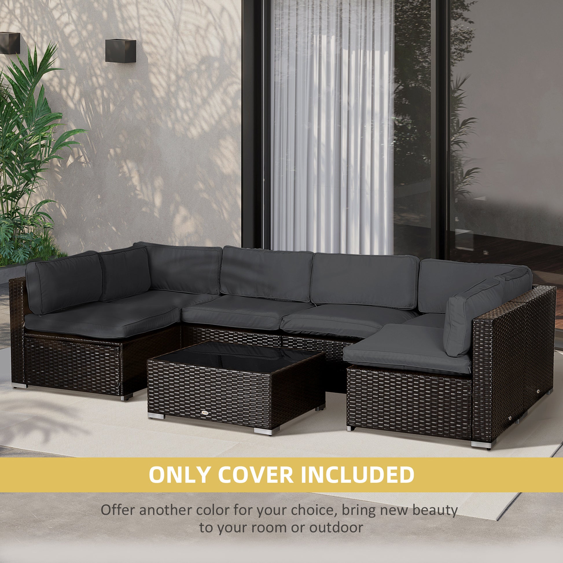 outsunny-garden-rattan-sofa-cushion-polyester-cover-replacement-outdoor-no-cushion-included-dark-grey