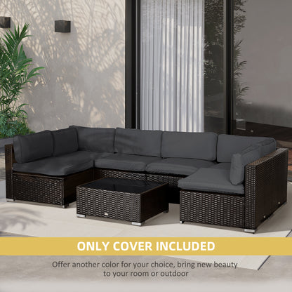 outsunny-garden-rattan-sofa-cushion-polyester-cover-replacement-outdoor-no-cushion-included-dark-grey