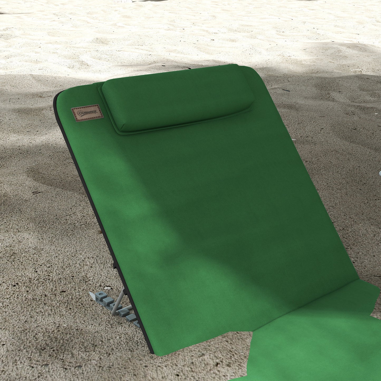 outsunny-metal-frame-pe-fabric-2-pieces-outdoor-beach-reclining-chair-set-w-pillow-green