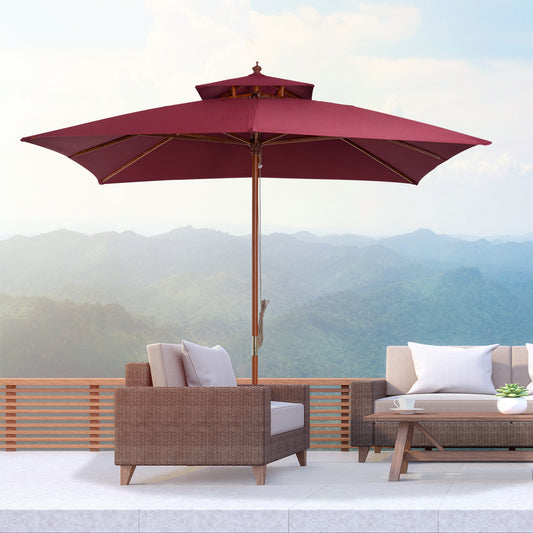 outsunny-3m-patio-umbrella-bamboo-umbrella-parasol-wine-red