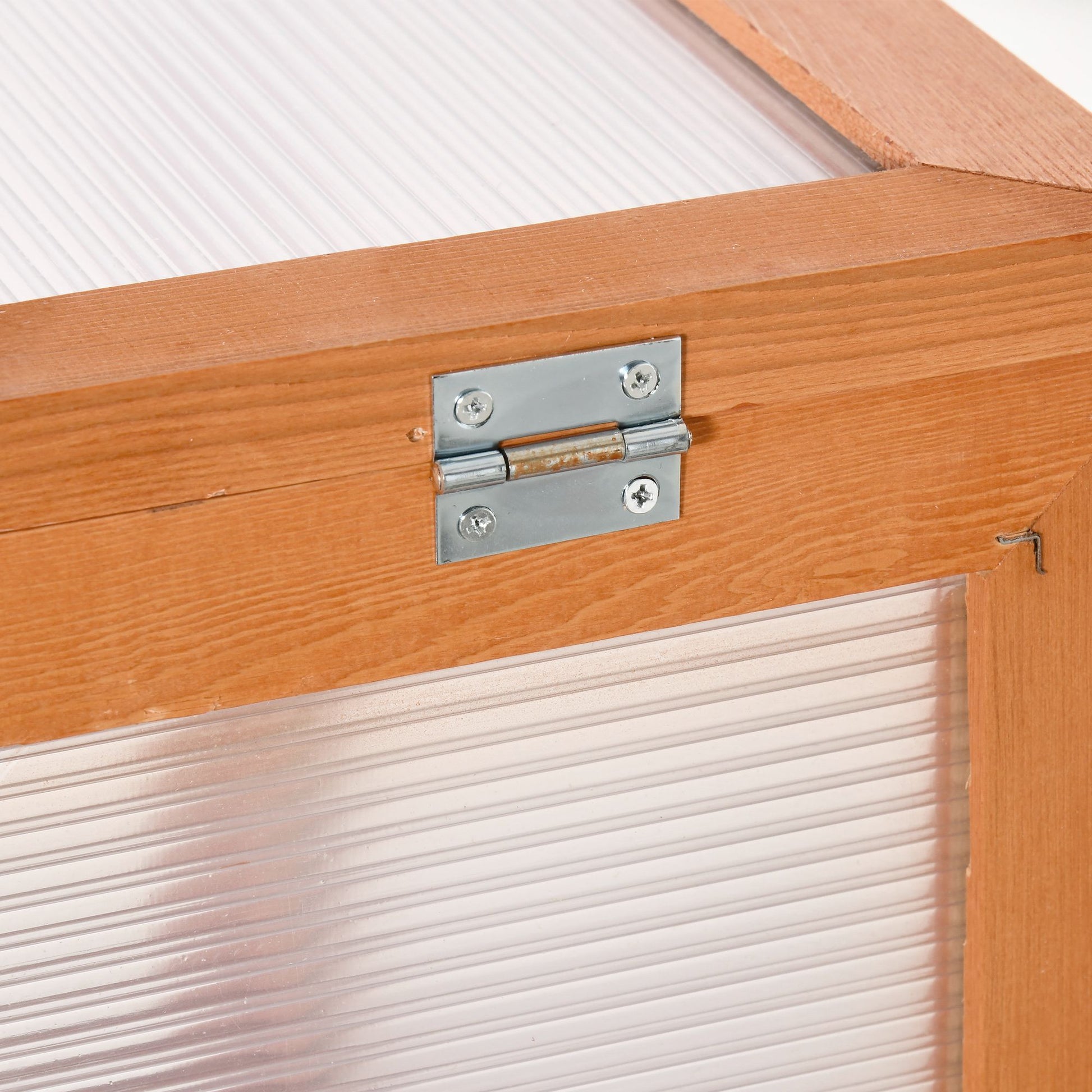 outsunny-3-tier-wood-greenhouse-garden-polycarbonate-cold-frame-grow-house-w-storage-shelf-for-plants-flowers-natural