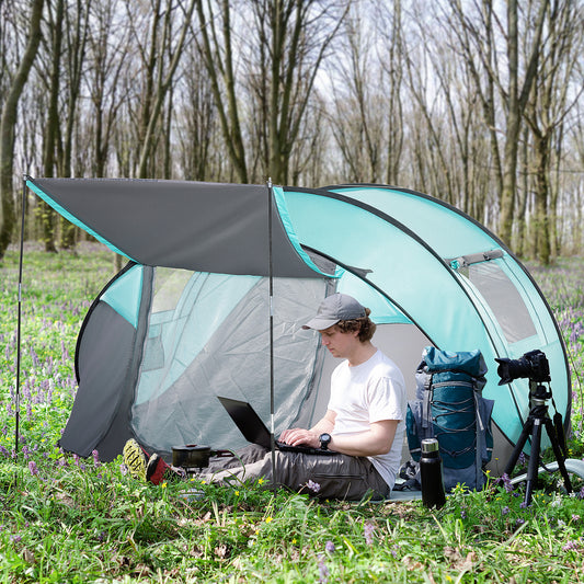 outsunny-4-person-pop-up-camping-tent-with-vestibule-weatherproof-cover-instant-backpacking-tent-w-carry-bag-for-fishing-hiking-tiffany-blue