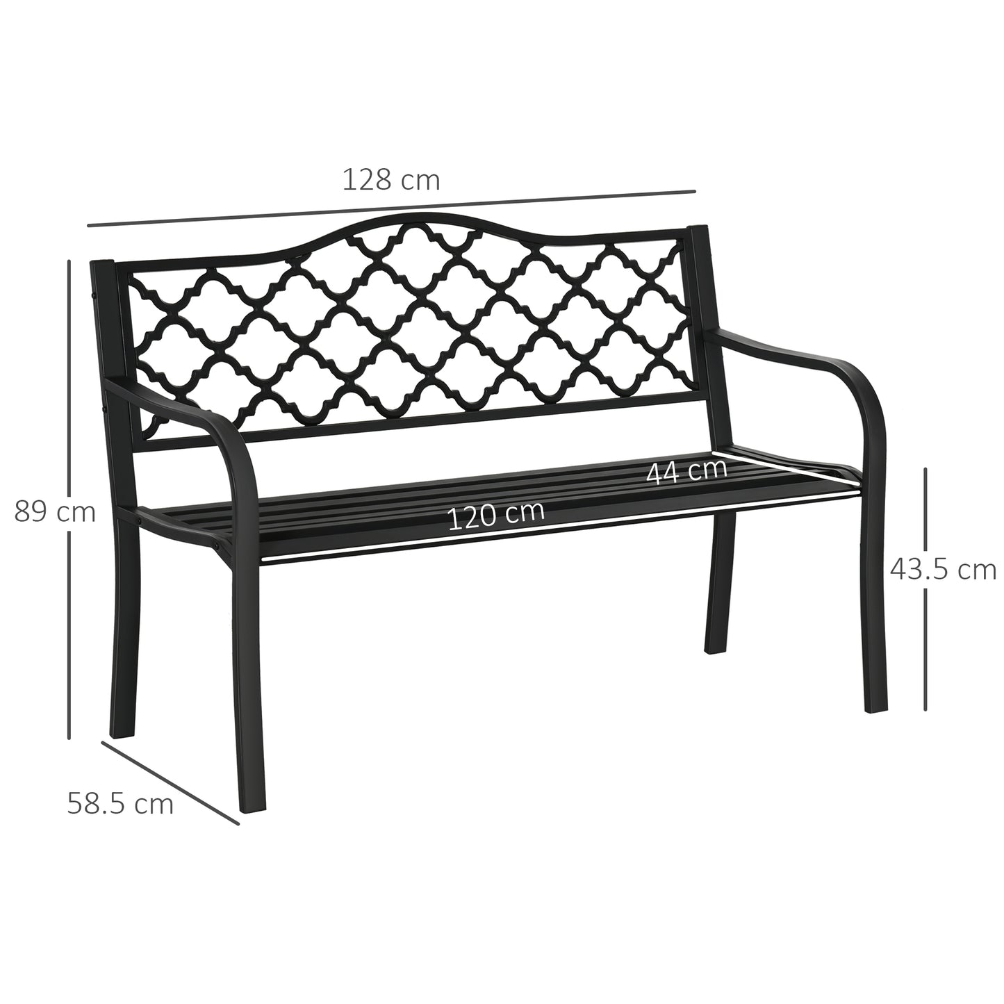 outsunny-2-seater-outdoor-garden-bench-cast-iron-antique-park-loveseat-chair-with-armrest-for-yard-lawn-porch-patio-steel