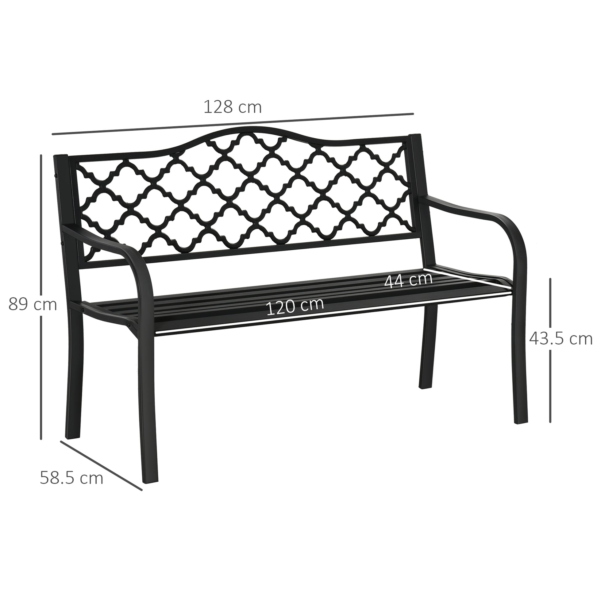 outsunny-2-seater-outdoor-garden-bench-cast-iron-antique-park-loveseat-chair-with-armrest-for-yard-lawn-porch-patio-steel