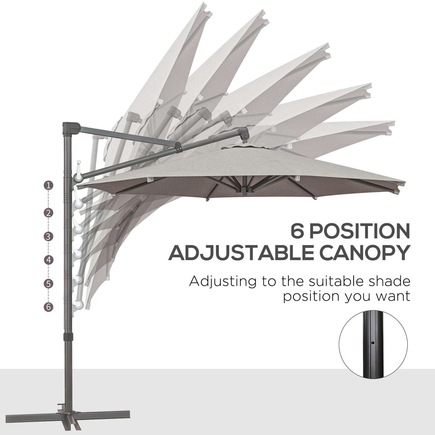 outsunny-3-m-cantilever-banana-parasol-with-cross-base-360-rotation-patio-umbrella-with-crank-handle-tilt-light-grey