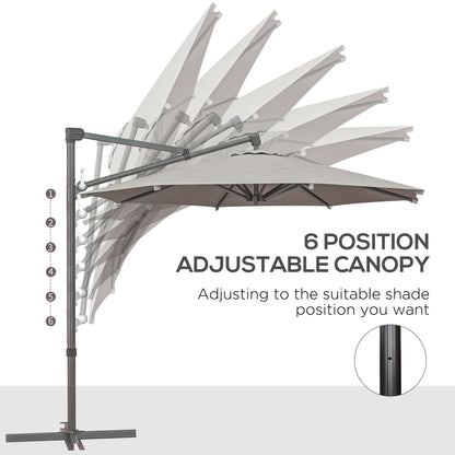 outsunny-3-m-cantilever-banana-parasol-with-cross-base-360-rotation-patio-umbrella-with-crank-handle-tilt-light-grey