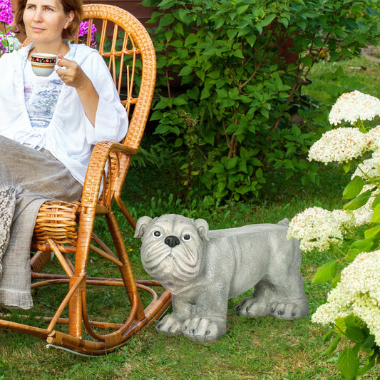 outsunny-realistic-pekingese-sculpture-garden-statue-garden-stool-outdoor-dog-ornament-home-decoration