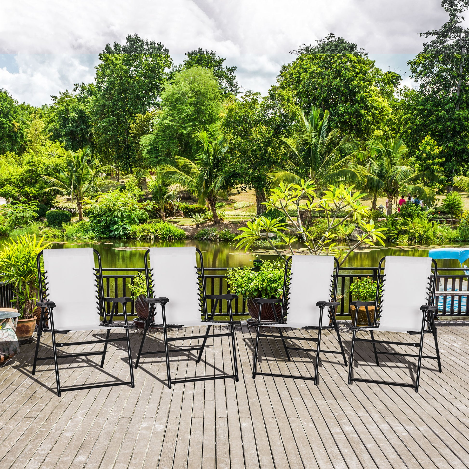 outsunny-pieces-patio-folding-chair-set-outdoor-portable-loungers-for-camping-pool-beach-deck-lawn-chairs-with-armrest-steel-frame-cream-white