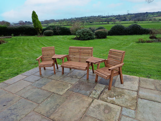 Valley 4 Seat Set 1X2B 2Xc Angled Tray