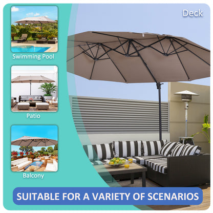 outsunny-double-canopy-offset-parasol-umbrella-garden-shade-with-12-support-ribs-crank-handle-easy-lift-twin-canopy-brown