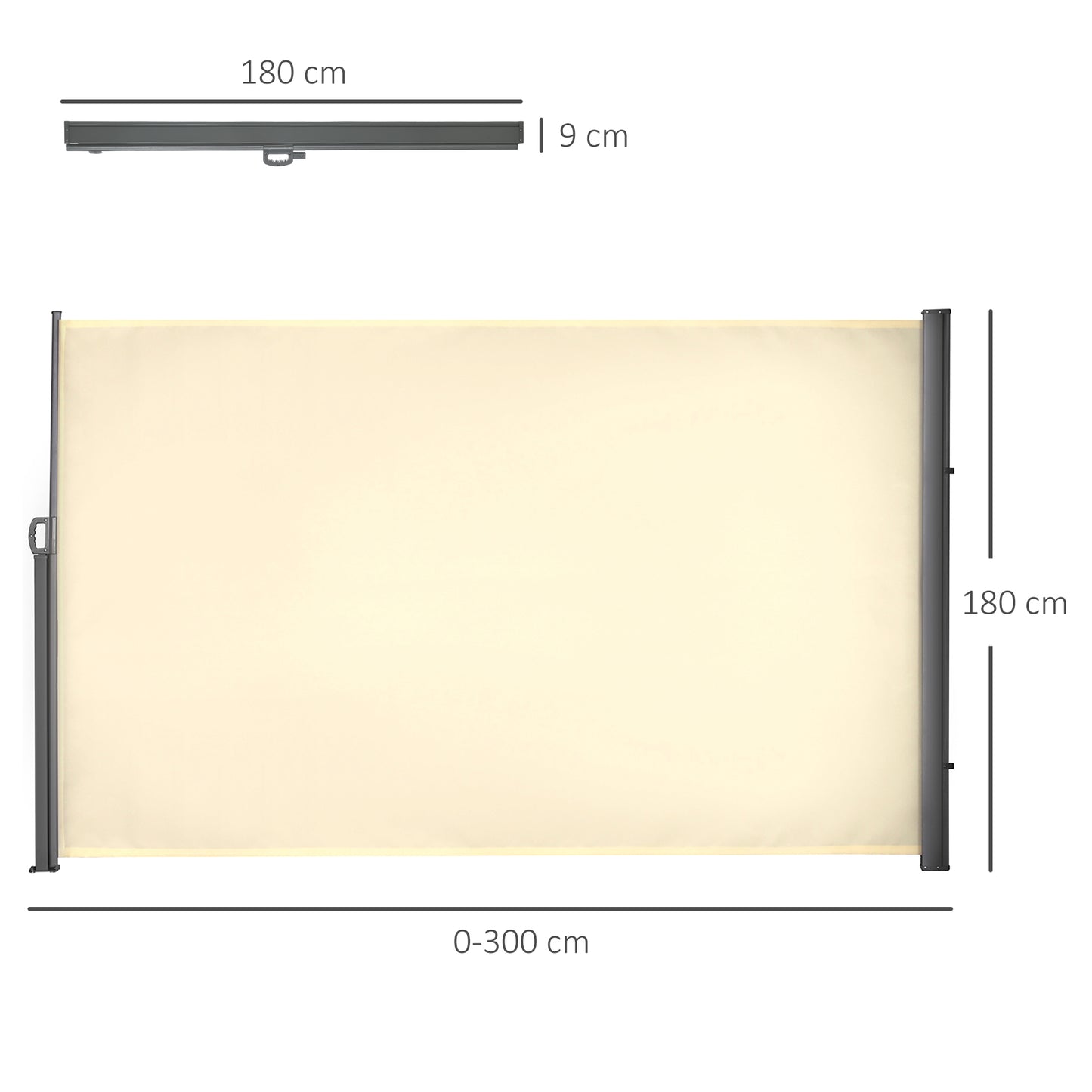 outsunny-retractable-sun-side-awning-screen-fence-patio-garden-wall-balcony-screening-panel-outdoor-blind-privacy-divider-3x1-8m-cream-white