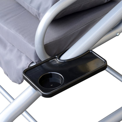outsunny-2-in-1-garden-swing-seat-bed-3-seater-swing-chair-hammock-bench-bed-with-tilting-canopy-and-2-cushions-grey