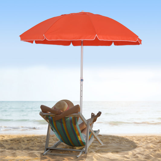 outsunny-arc-1-9m-beach-umbrella-with-pointed-design-adjustable-tilt-carry-bag-for-outdoor-patio-orange