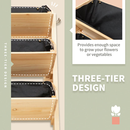 outsunny-3-tier-wooden-garden-raised-bed-vertical-plant-bed-with-clapboard-and-hooks-120-x-68-x-80cm