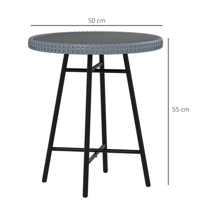 outsunny-pe-rattan-side-table-grey