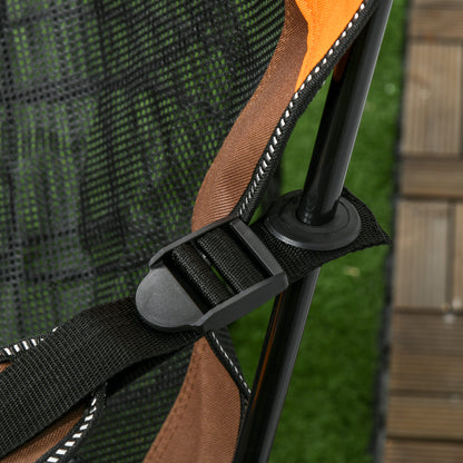outsunny-foldable-reclining-garden-chairs-with-footrest-and-adjustable-backrest-portable-camping-chair-with-headrest-cup-holder-side-pocket-black