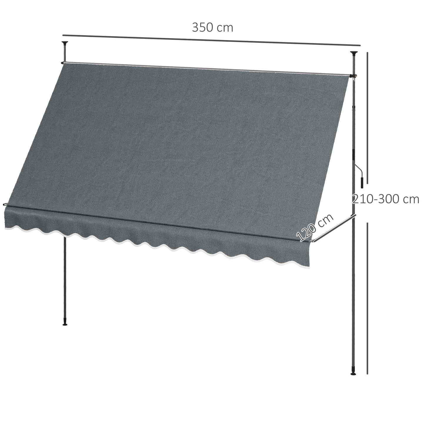 outsunny-3-5-x-1-2m-retractable-awning-free-standing-patio-sun-shade-shelter-uv-resistant-for-window-and-door-dark-grey