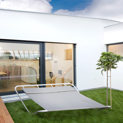 outsunny-outdoor-double-rocking-bed-hammock-grey