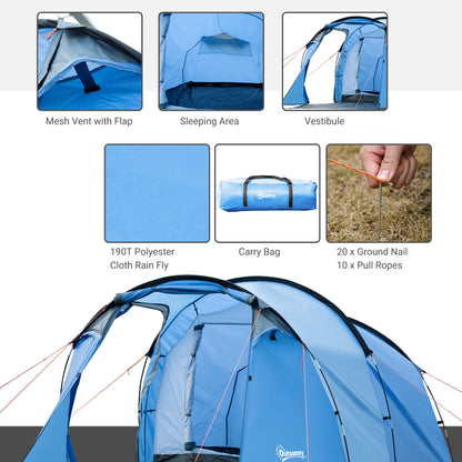 outsunny-2-3-man-tunnel-tents-w-vestibule-camping-tent-porch-air-vents-rainfly-weather-resistant-shelter-fishing-hiking-festival-shelter-home
