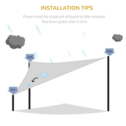 outsunny-4x4m-triangle-sun-shade-sail-outdoor-uv-protection-canopy-w-steel-rings-ropes-uv-block-outdoor-patio-shelter-grey