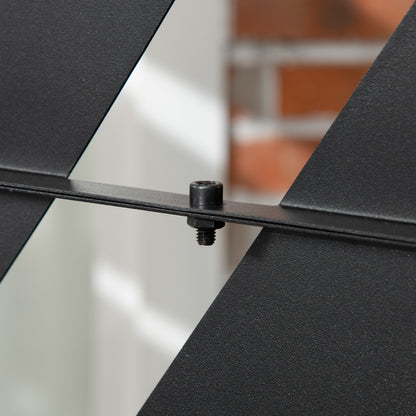 outsunny-privacy-screen-with-stand-and-ground-stakes-6-5ft-metal-outdoor-divider-decorative-privacy-panel-for-garden-patio-pool-hot-tub