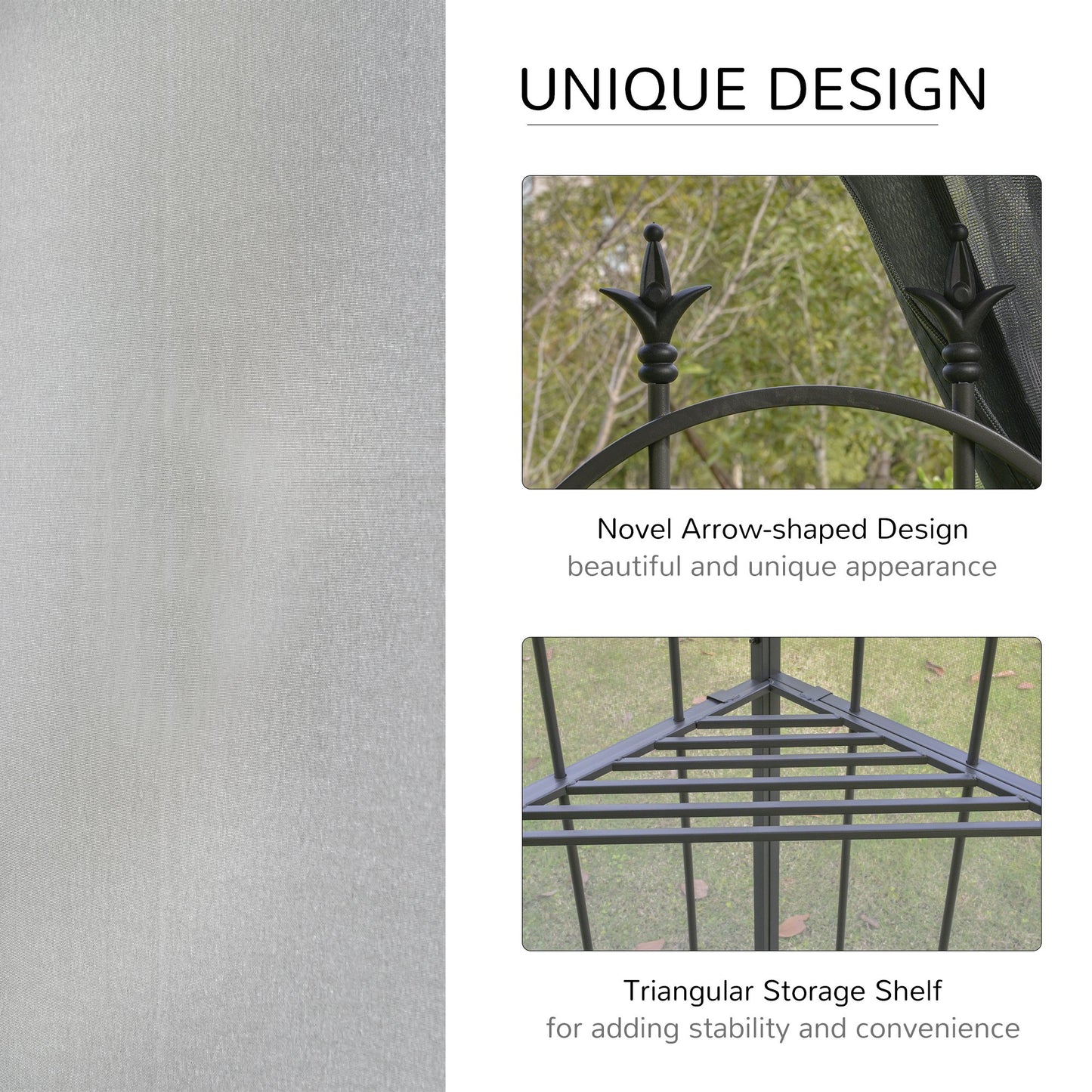 outsunny-3mx3m-garden-gazebo-double-top-outdoor-canopy-patio-event-party-wedding-tent-backyard-sun-shade-with-mesh-curtain-grey