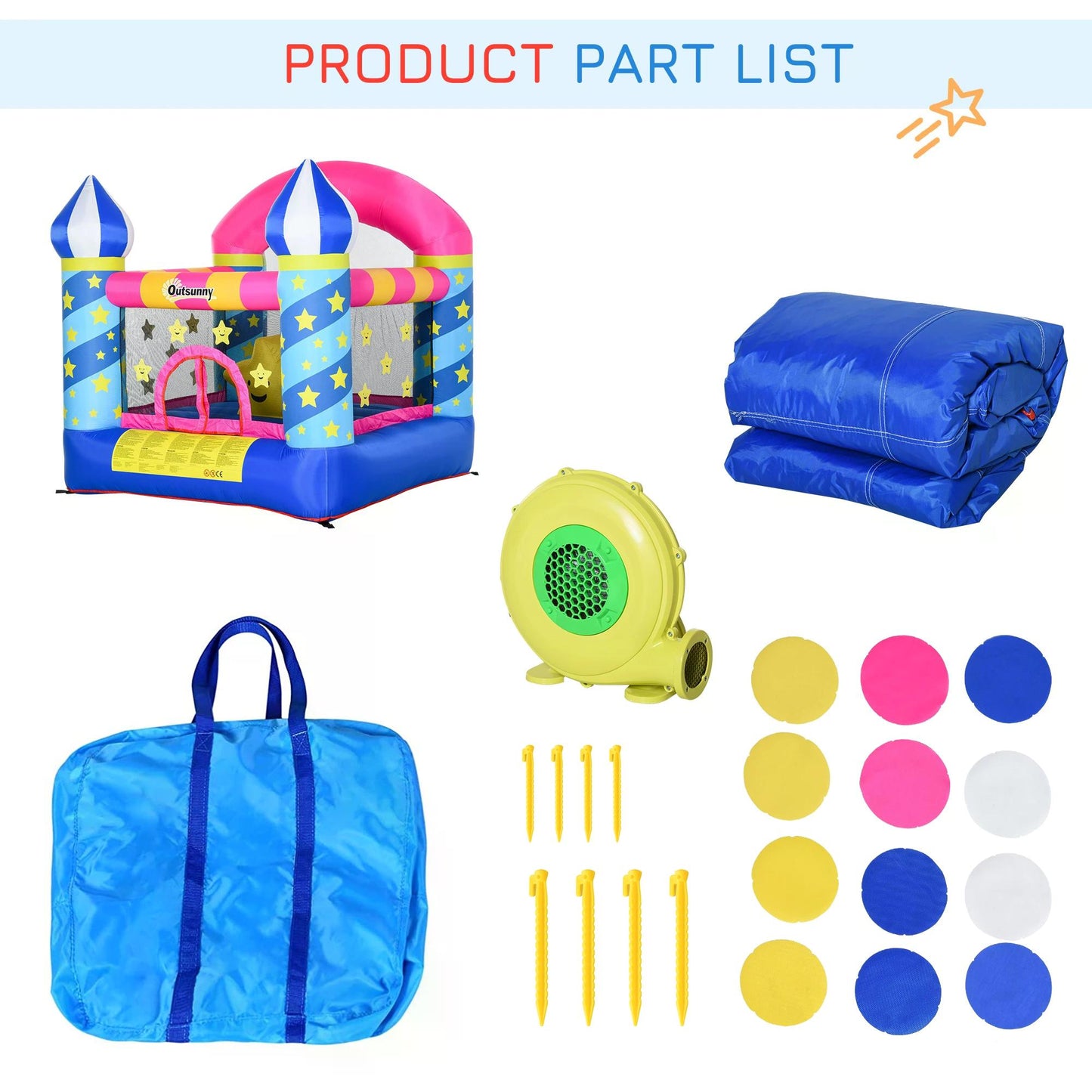 outsunny-kids-bounce-castle-house-inflatable-trampoline-basket-with-inflator-for-age-3-12-castle-stars-design-2-25-x-2-2-x-2-15m