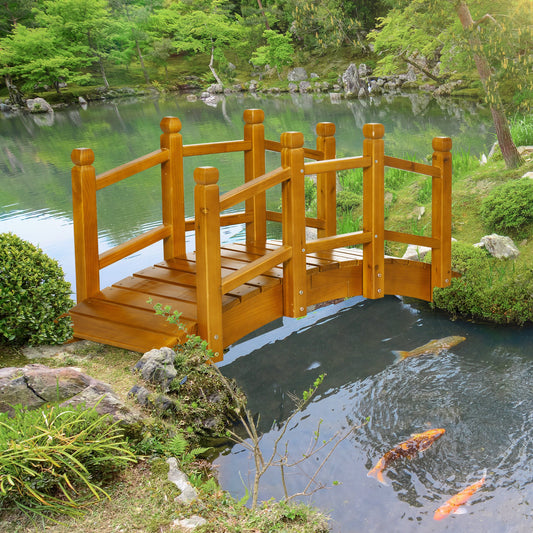 outsunny-wooden-garden-bridge-with-safety-railings-arc-footbridge-for-pond-backyard-stream-brown