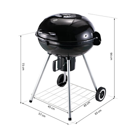 outsunny-charcoal-bbq-portable-kettle-bbq-charcoal-grill-outdoor-barbecue-picnic-party-camping-w-wheels