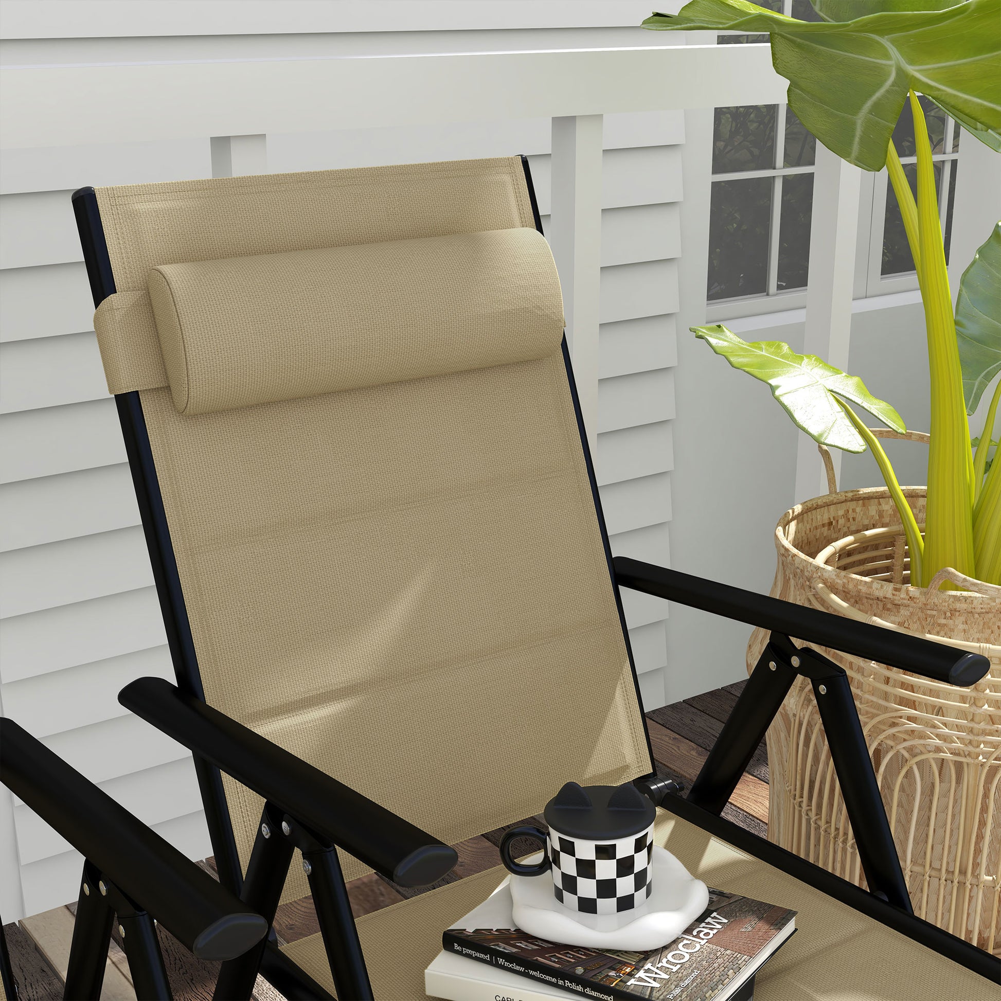 outsunny-set-of-2-patio-folding-chairs-with-adjustable-back-aluminium-dining-chairs-with-breathable-mesh-fabric-padded-seat-and-backrest-headrest-for-outdoor-garden-lawn-khaki