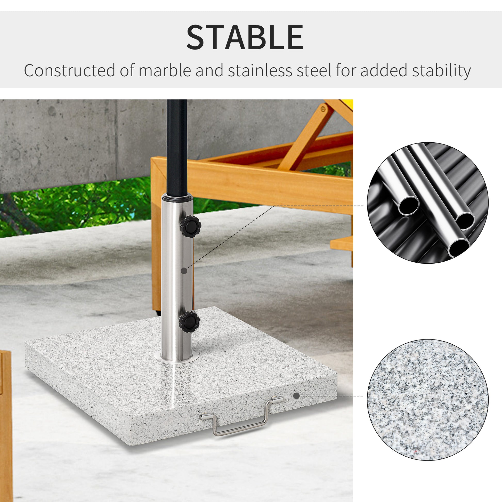outsunny-28kg-garden-umbrella-base-durable-parasol-holder-patio-furniture-outdoor-sunshade-marble-stand