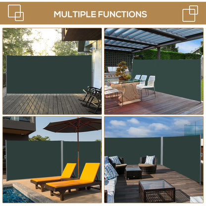 outsunny-3-x-2m-retractable-sun-side-awning-screen-fence-patio-garden-wall-balcony-screening-panel-outdoor-blind-privacy-divider-dark-grey